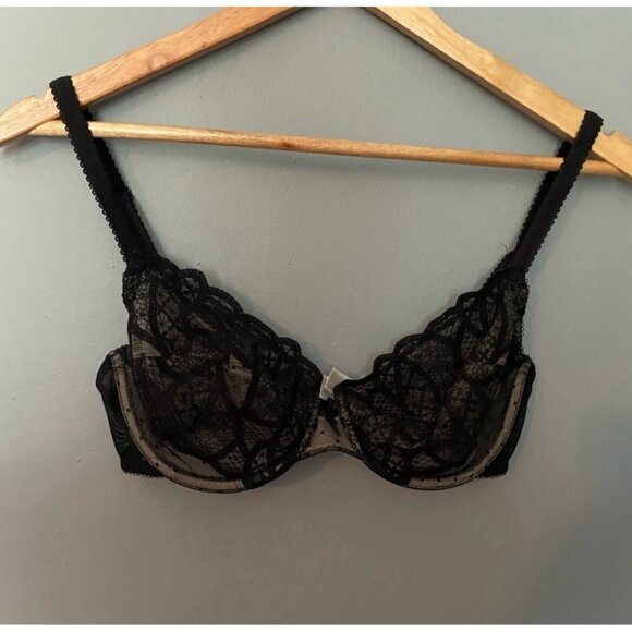 Wacoal Other - ​Wacoal Black and Nude Lace Bra with Underwire Size 32D – Women's Lingerie